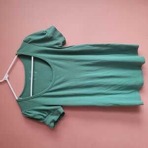 Old Navy Green Fitted Short Sleeve T-Shirt